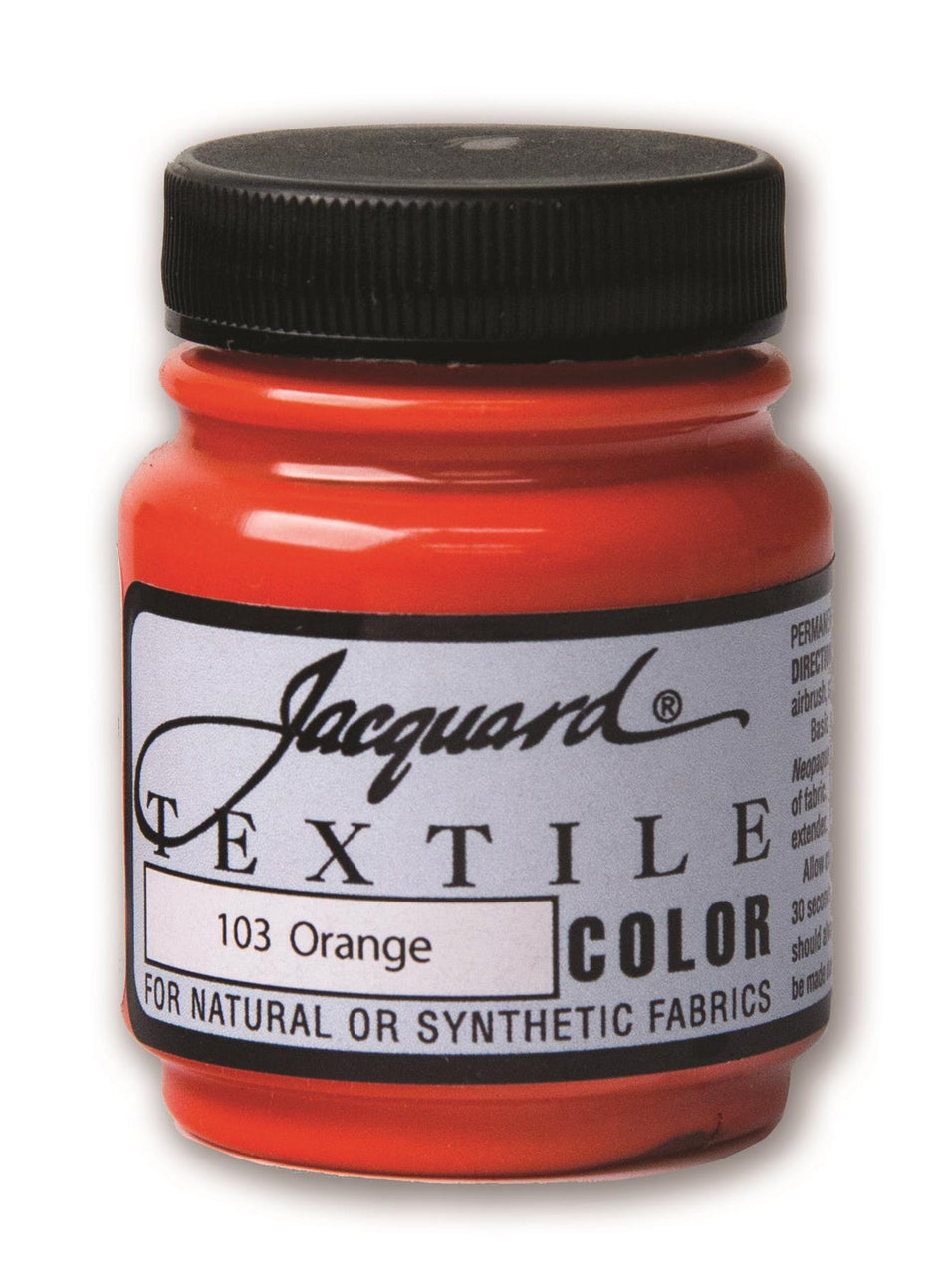 JAC1103 103 Orange Textile Color Paint - 2.25 fl oz