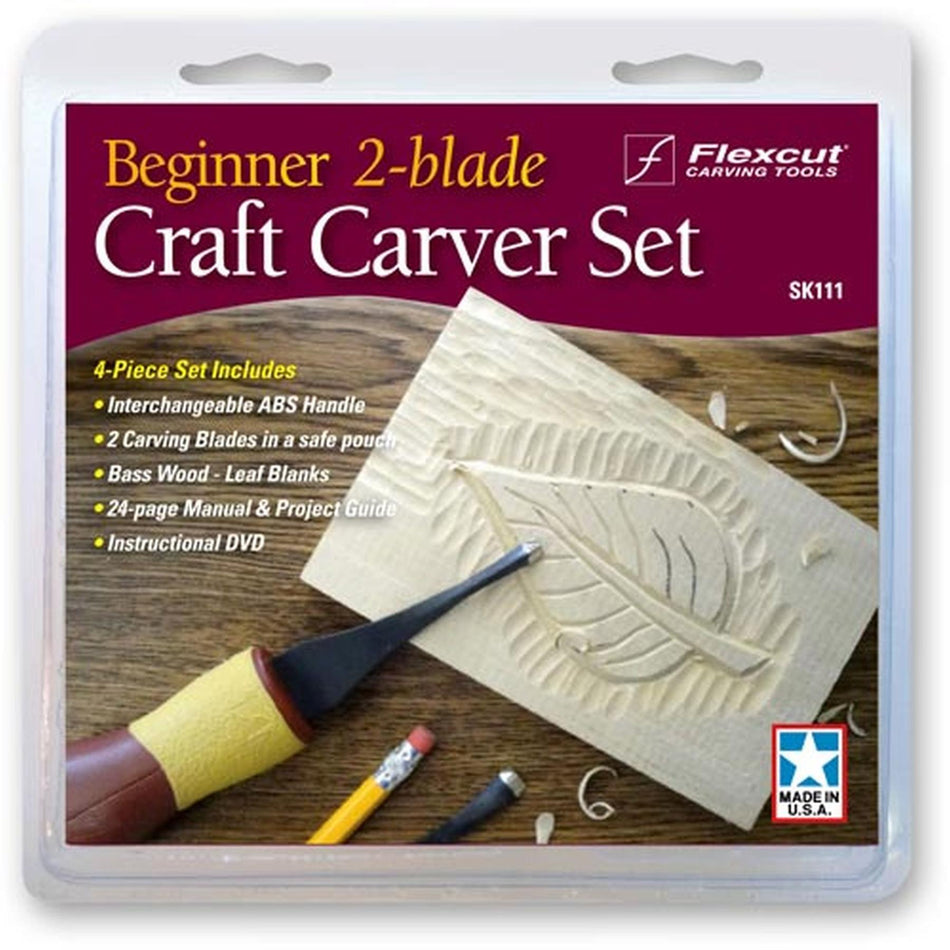 Beginner 2-Blade Craft Carvers Set