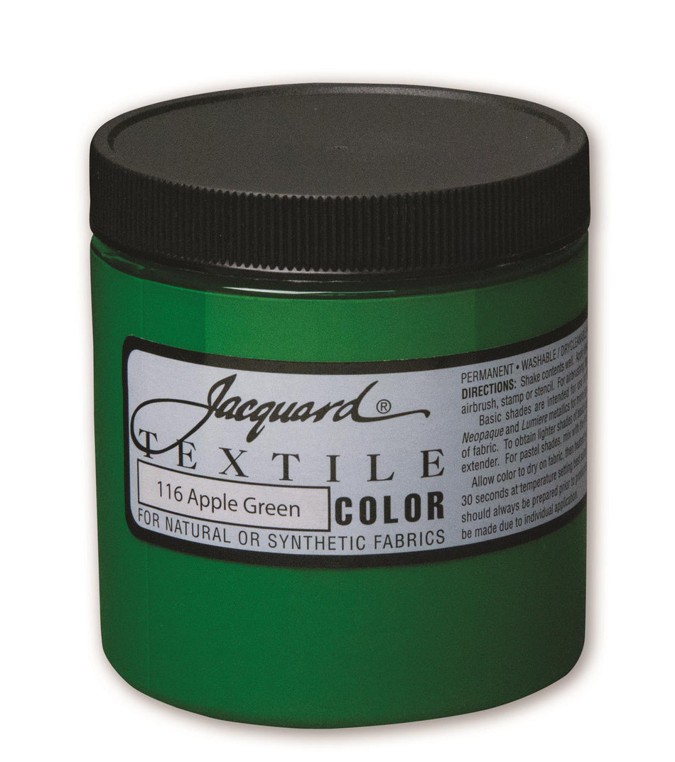 JAC2116 116 Apple Green Textile Paint - 8 fl oz