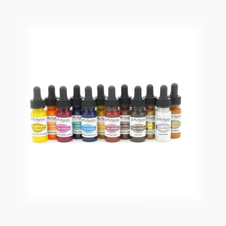 Set 3 Spectralite Private Collection Liquid Acrylics - 0.5oz, Set of 12