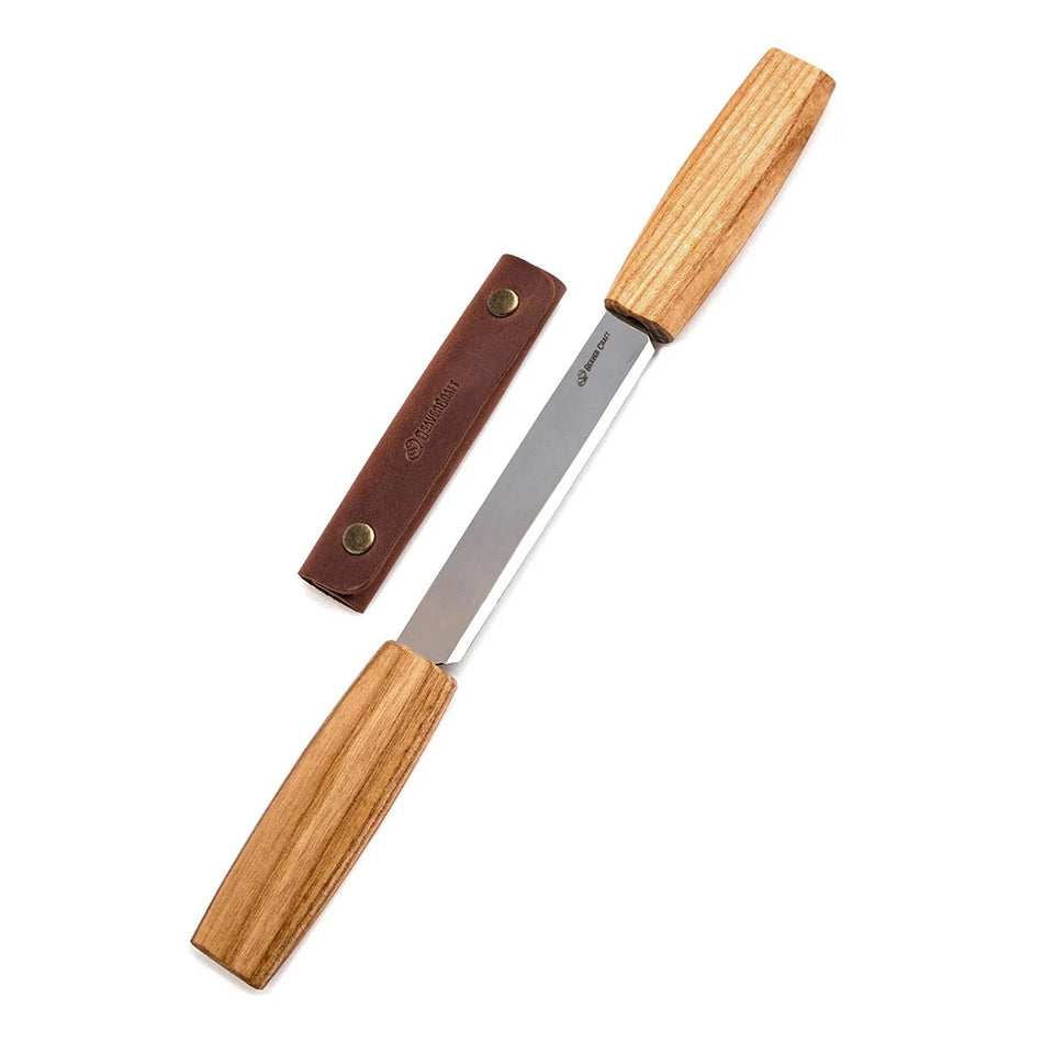 DK2S Drawknife 3mm with Leather Sheath