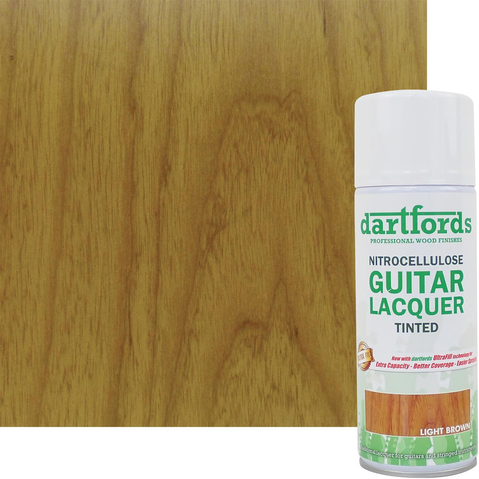 Light Brown Nitrocellulose Guitar Lacquer - 400ml Aerosol