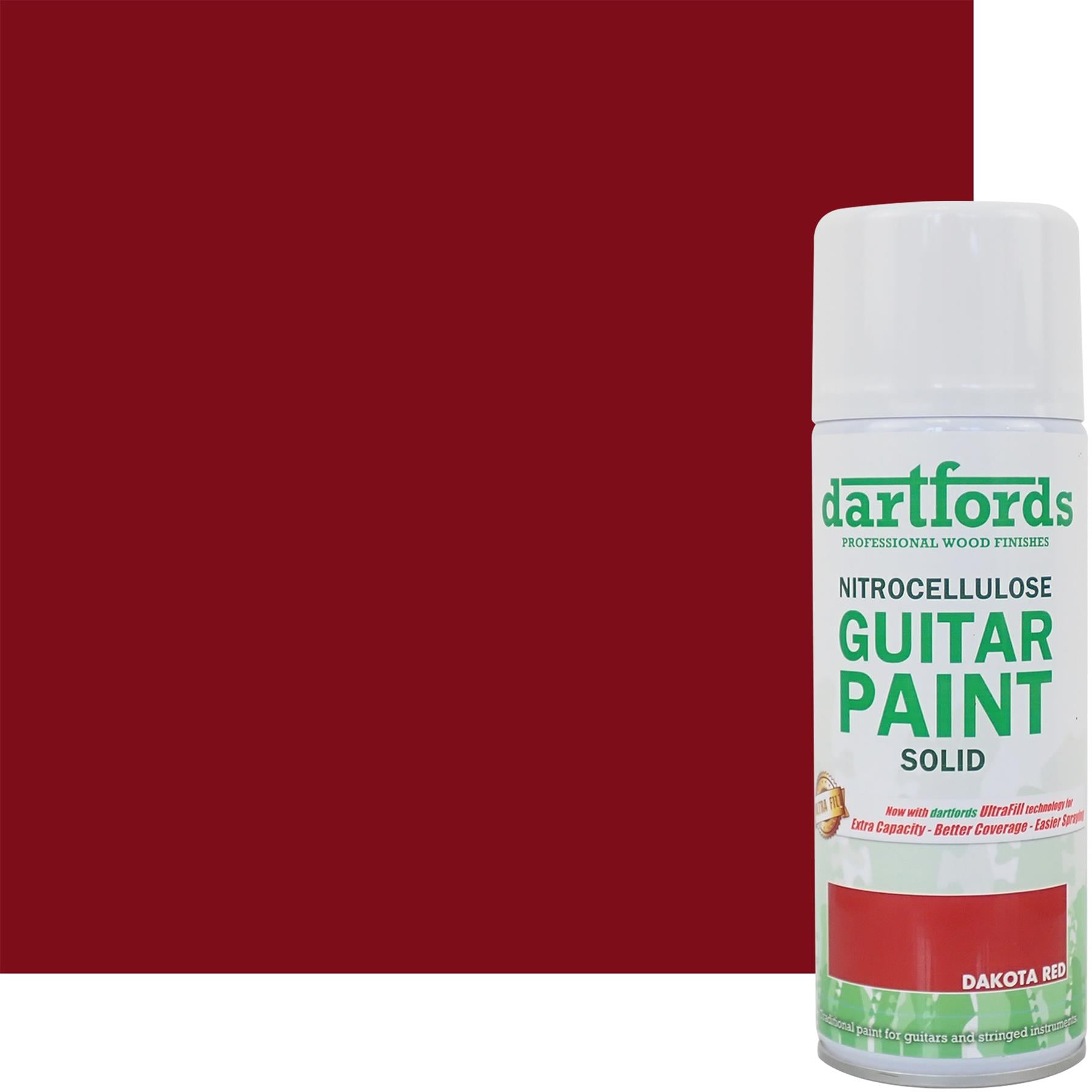 Dakota Red Nitrocellulose Guitar Paint - 400ml Aerosol – Rothko