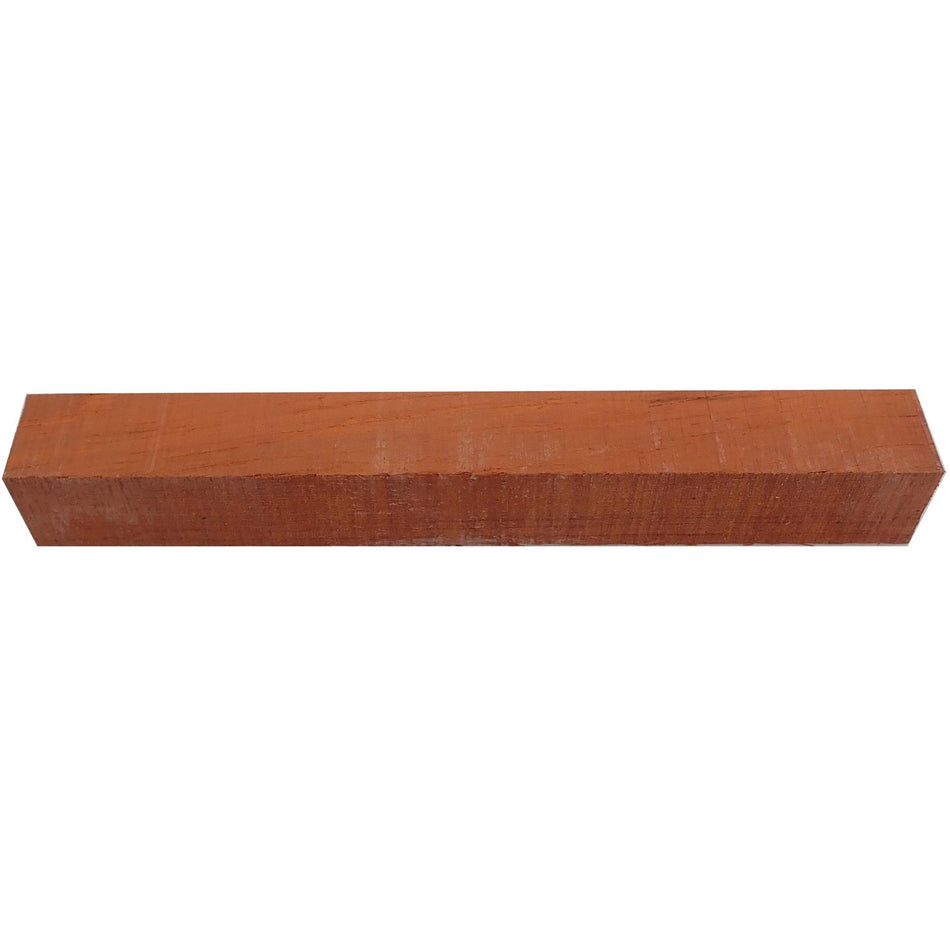 African Padauk Wooden Pen Turning Blank - 150x20x20mm, 6x3/4x3/4 In
