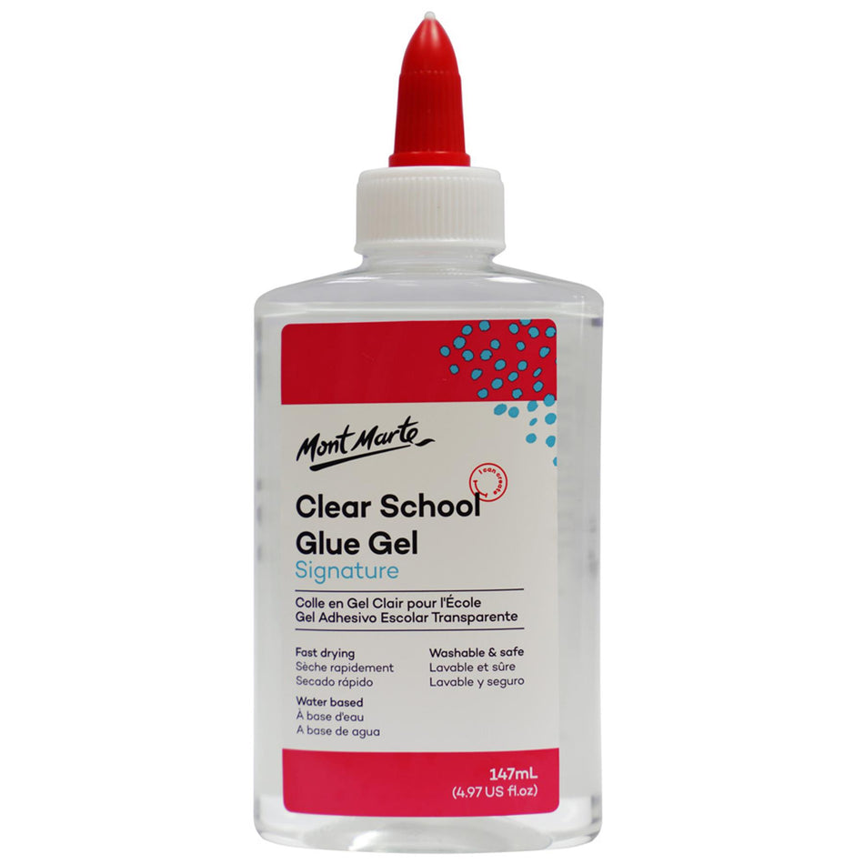 MACR0015 Washable Clear School Glue - 147ml