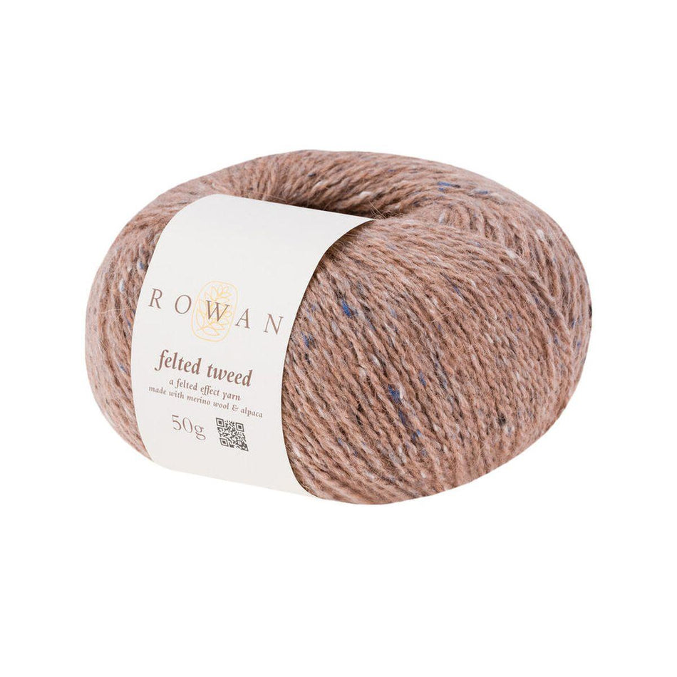 Felted Tweed Camel 157 50% Wool 25% Alpaca 25% Viscose Yarn - 50g