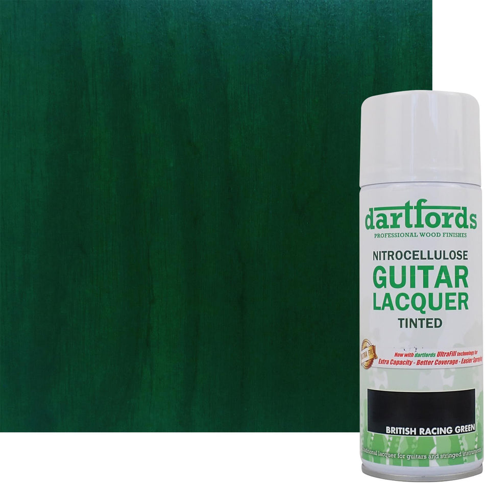 British Racing Green Nitrocellulose Guitar Lacquer - 400ml Aerosol