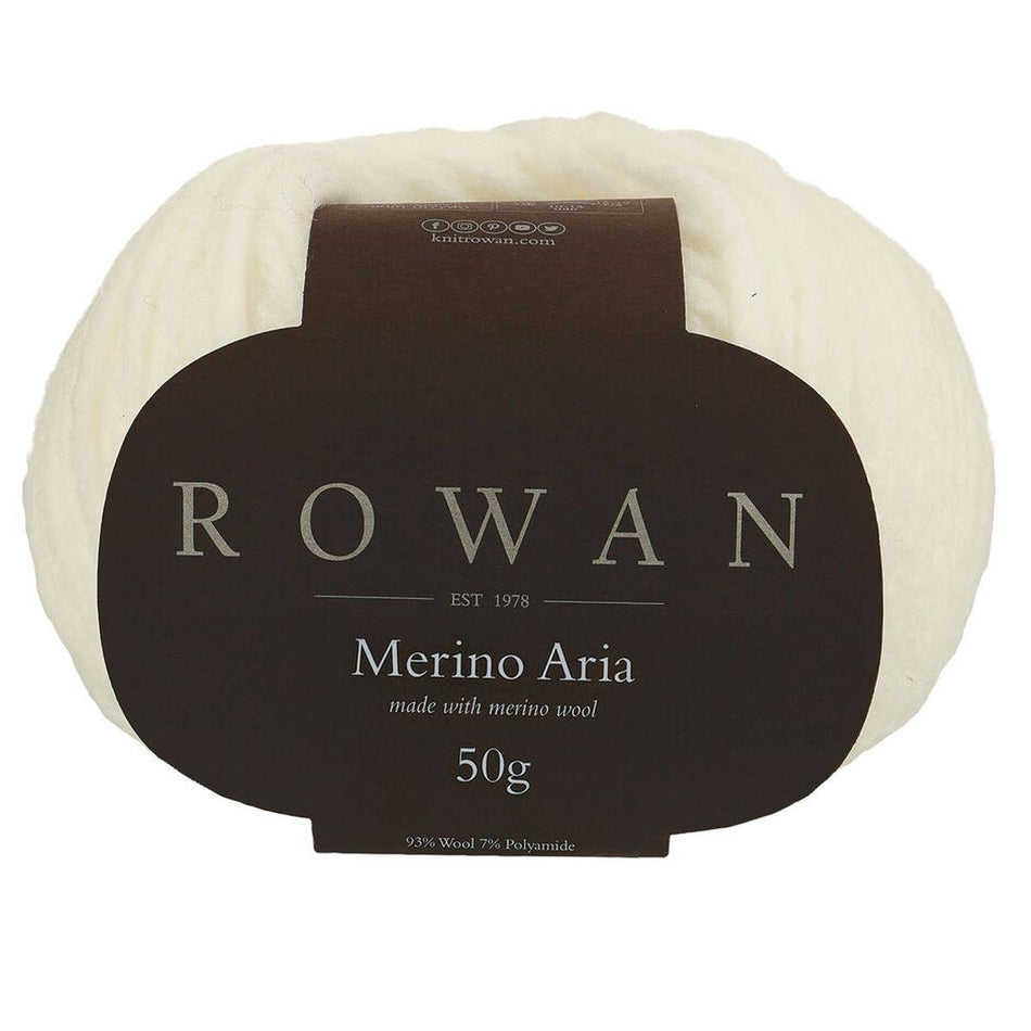 Merino Aria Snow 047 100% Wool Yarn - 50g