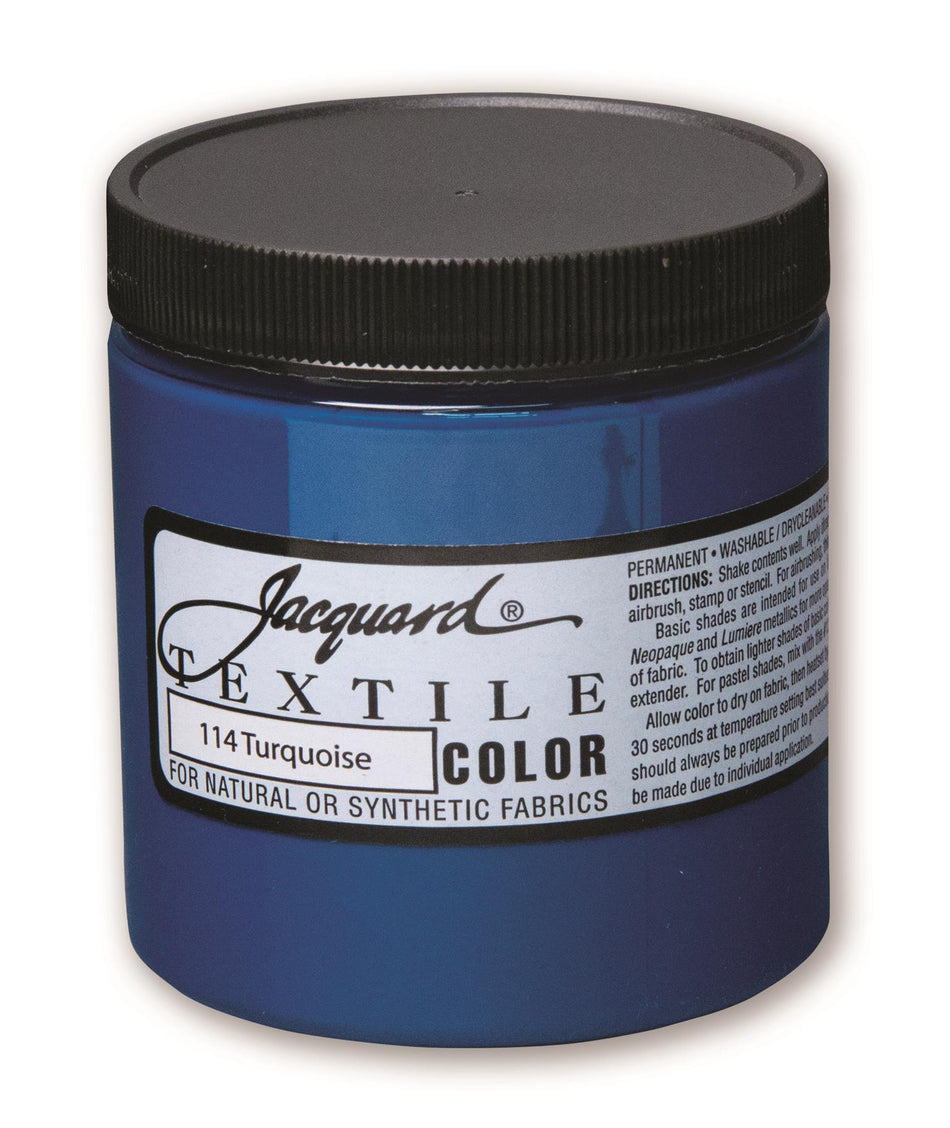 JAC2114 114 Turquoise Textile Paint - 8 fl oz