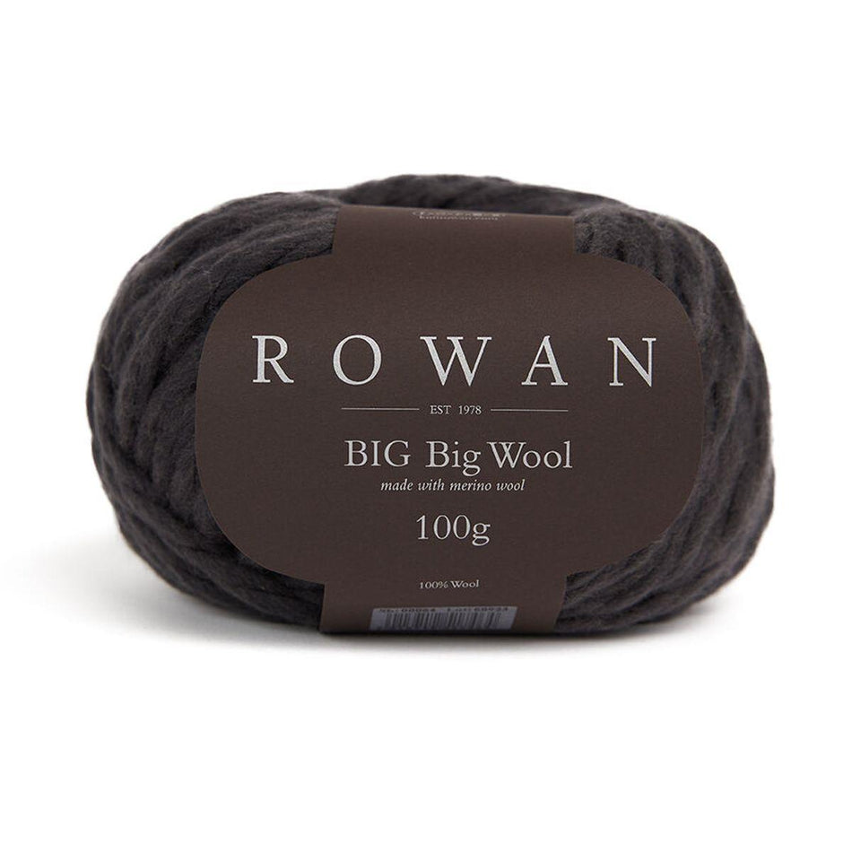 Big Big Wool Liquorice 219 100% Wool Yarn - 100g