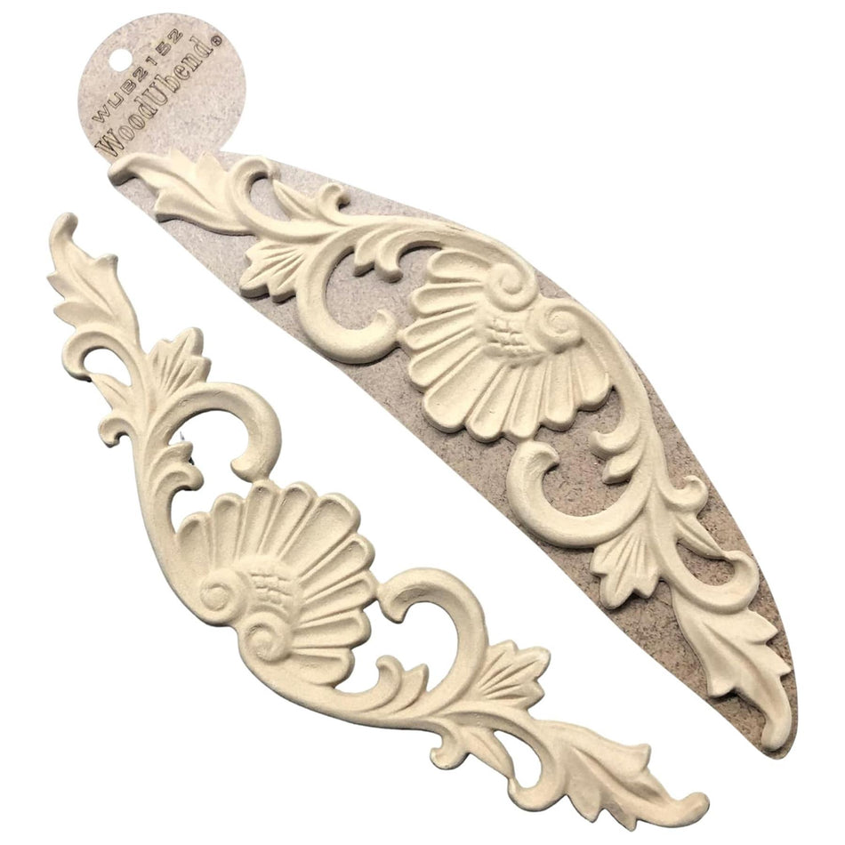 [WoodUBend] WUB2152 Pediment Applique/Moulding - 70x280mm