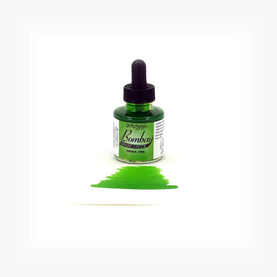 Grass Green Bombay India Ink - 1.0oz