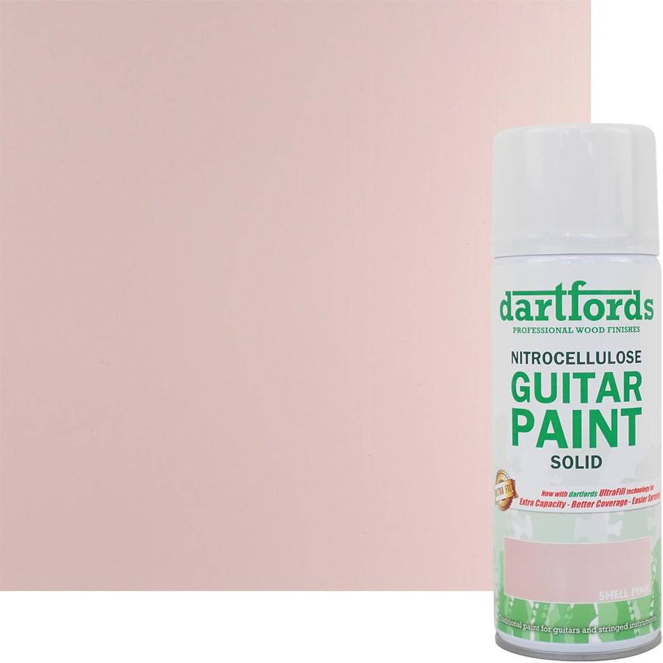 Shell Pink Nitrocellulose Guitar Paint - 400ml Aerosol