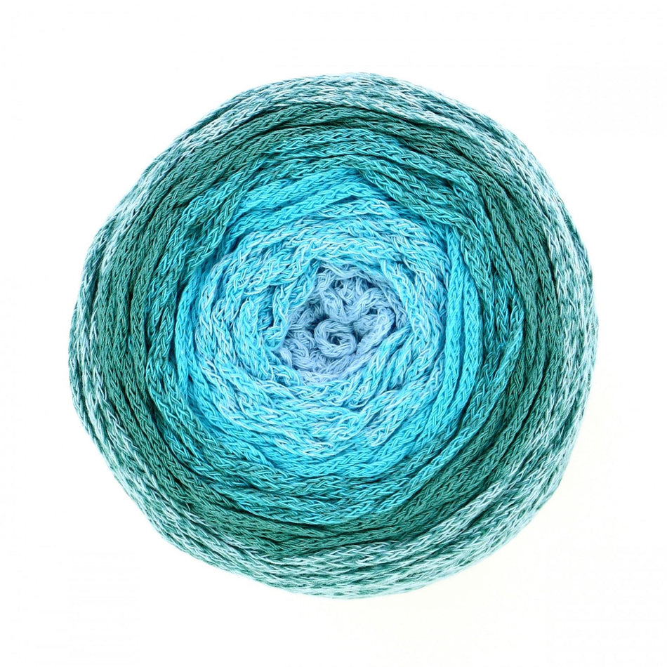 WB04 Wavy Blends Sea Splash Recycled Cotton Yarn - 260M, 250g