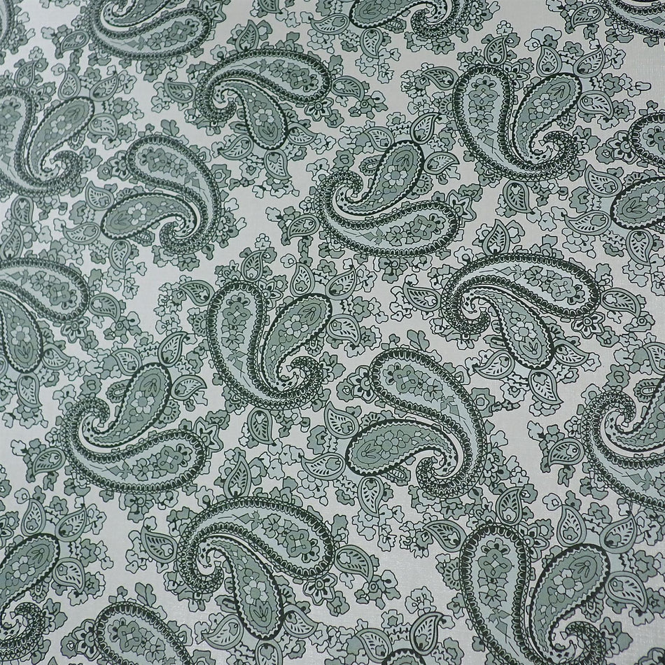 [Luthitec] Real Silver Backed Black Fabric Texture Paisley Paper Guitar Body Decal - 690x480mm