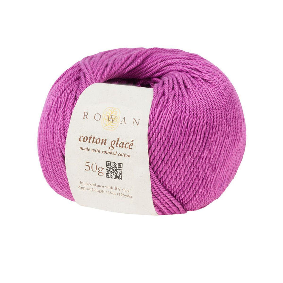 Cotton Glacé Rose Rg861 100% Cotton Yarn - 50g