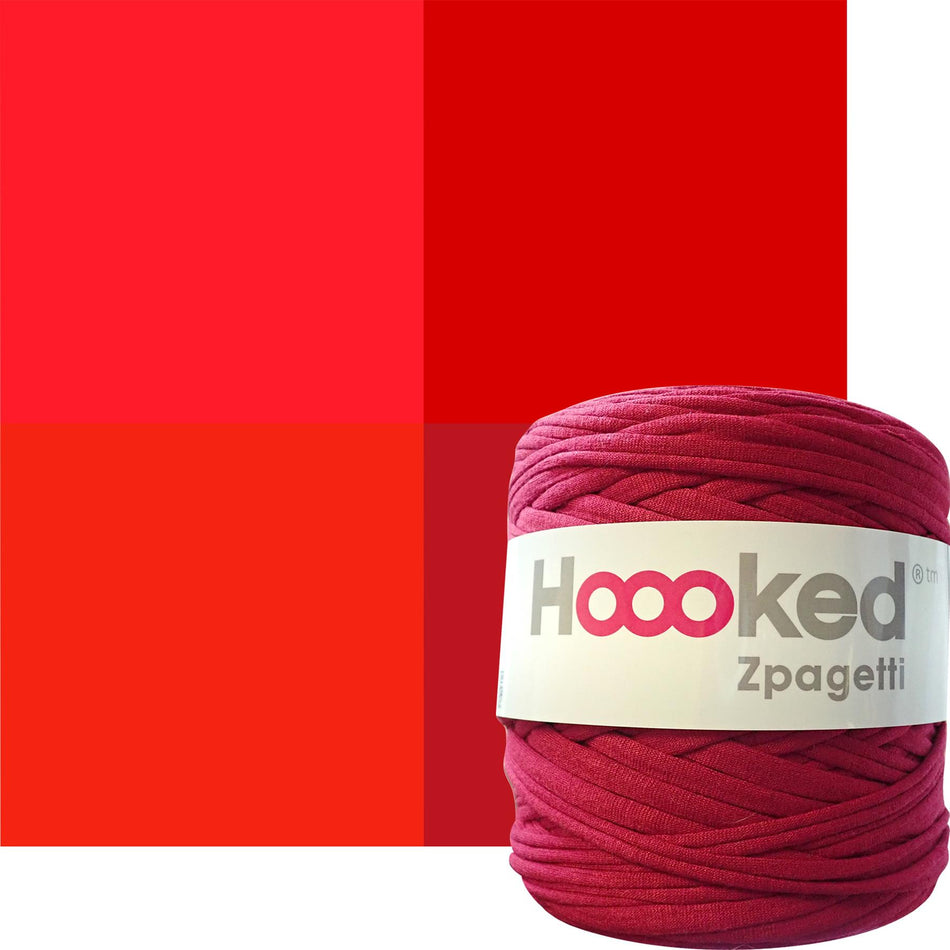 Red Zpagetti Cotton T-Shirt Yarn