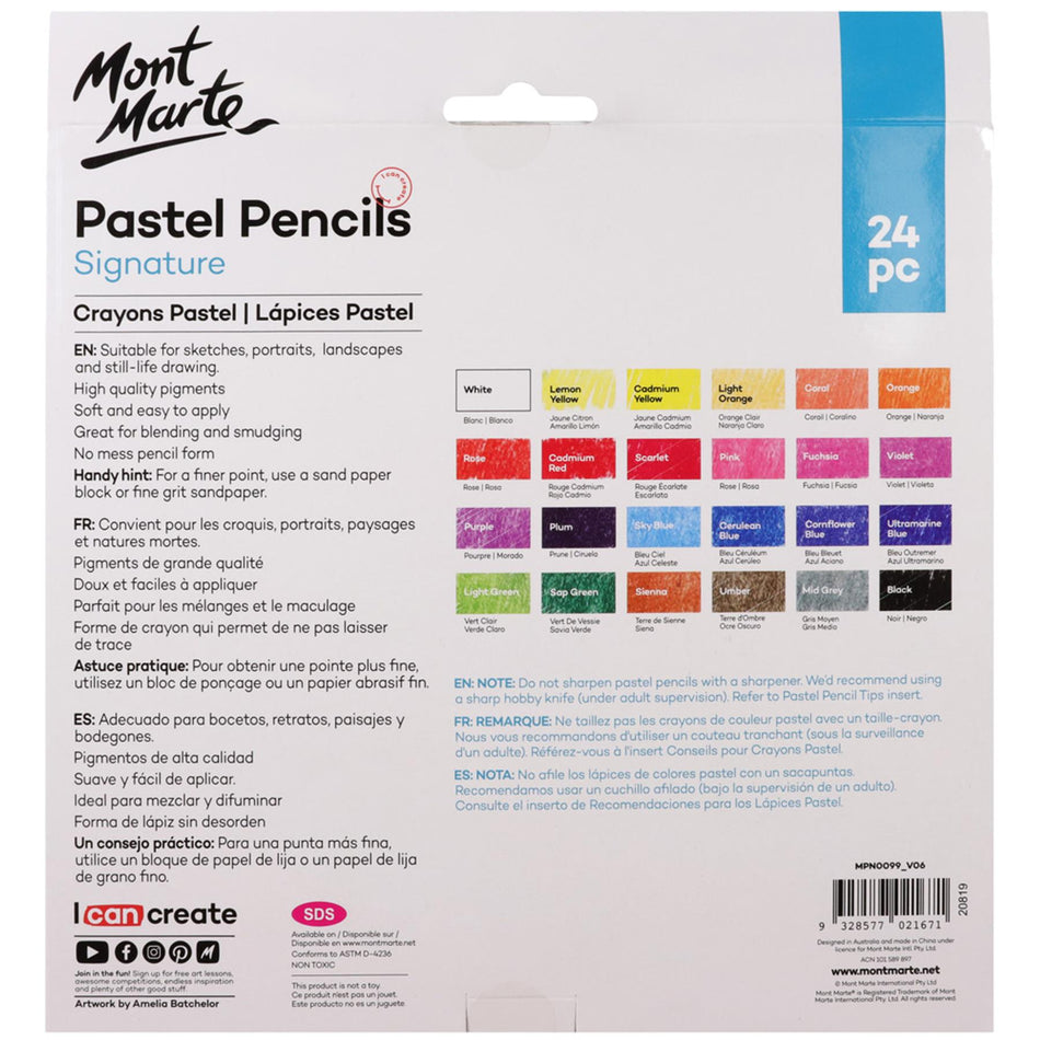 MPN0099 Pastel Pencils - Set of 24