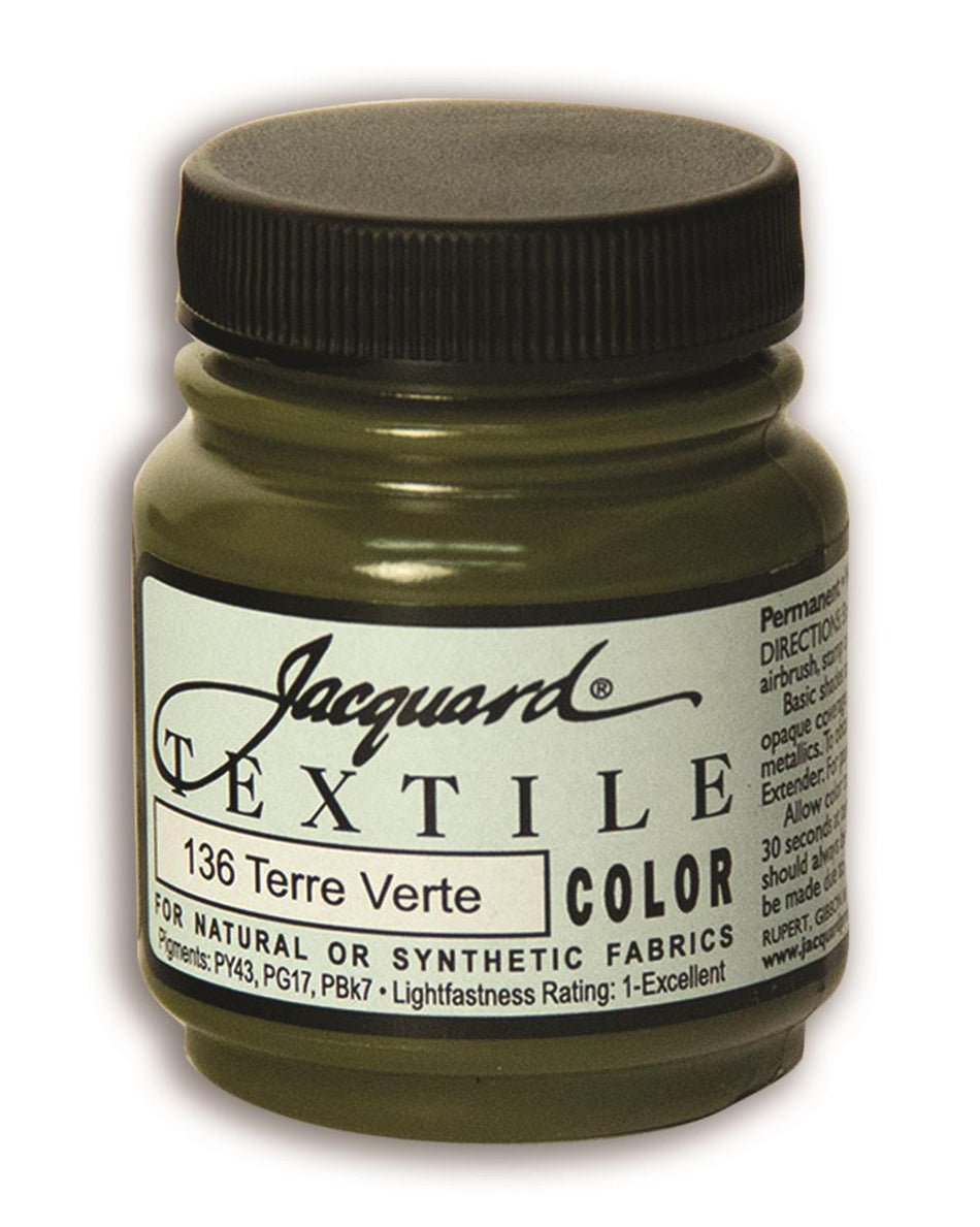 JAC1136 136 Terre Verte Textile Color Paint - 2.25 fl oz