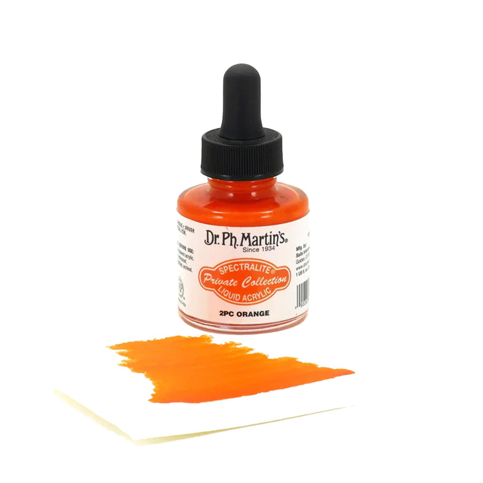 Orange Spectralite Private Collection Liquid Acrylics - 1.0oz