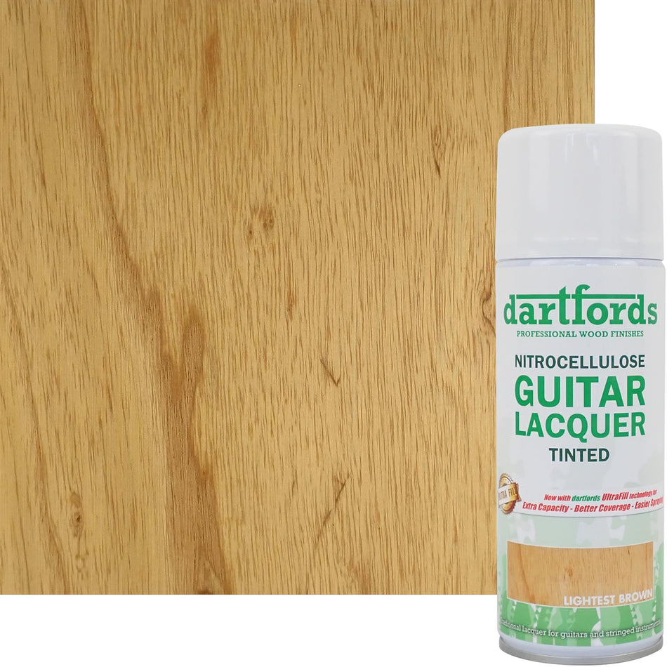 Lightest Brown Nitrocellulose Guitar Lacquer - 400ml Aerosol