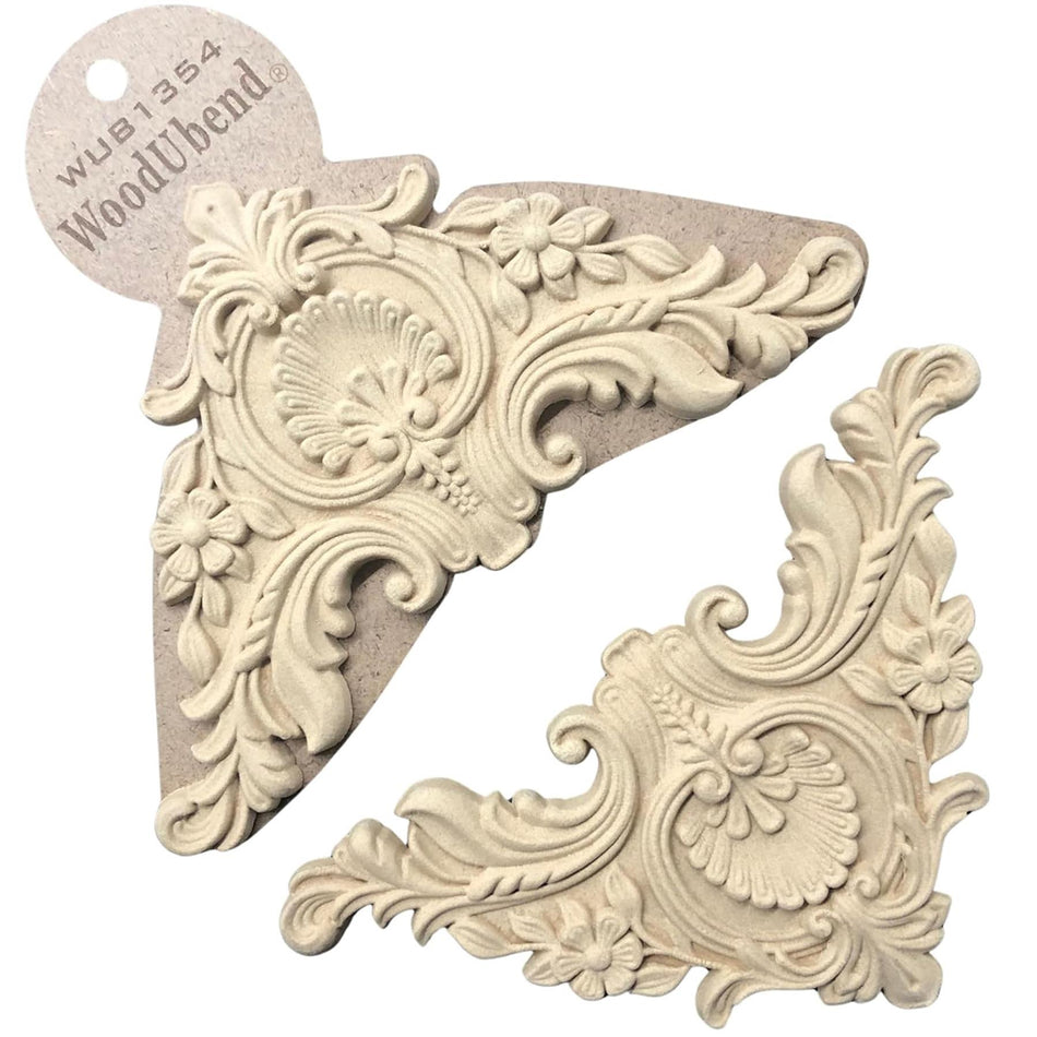 [WoodUBend] WUB1354.29 Corner Applique/Moulding - 170x290mm