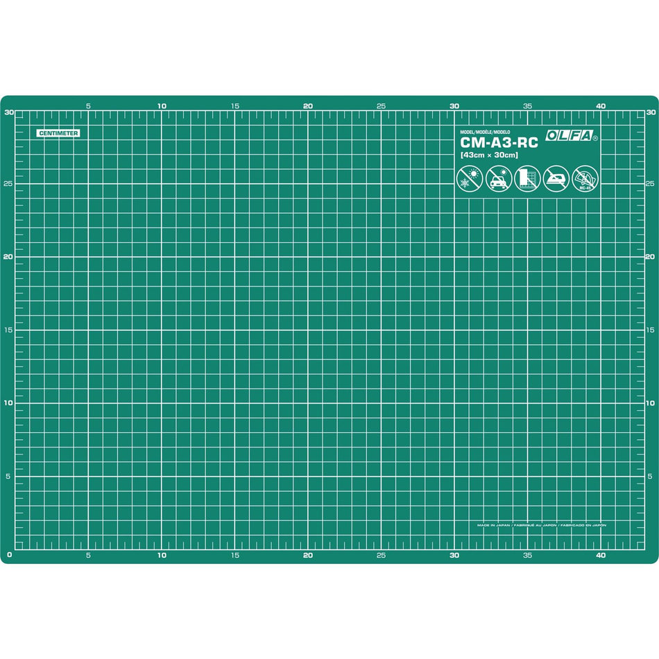 CMA3RC Self-Healing Double-Sided Cutting Mat - 430x300mm, A3