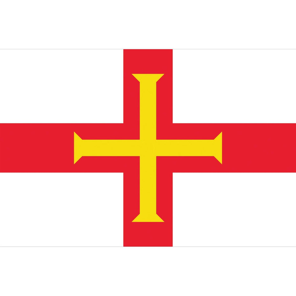 Guernsey Flag Waterslide Decal