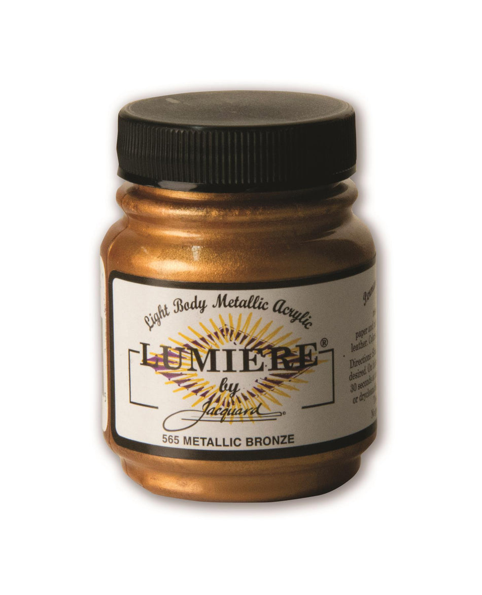 JAC1565 Lumiere 565 Met Bronze Metallic Acrylic Paint - 2.25 fl oz