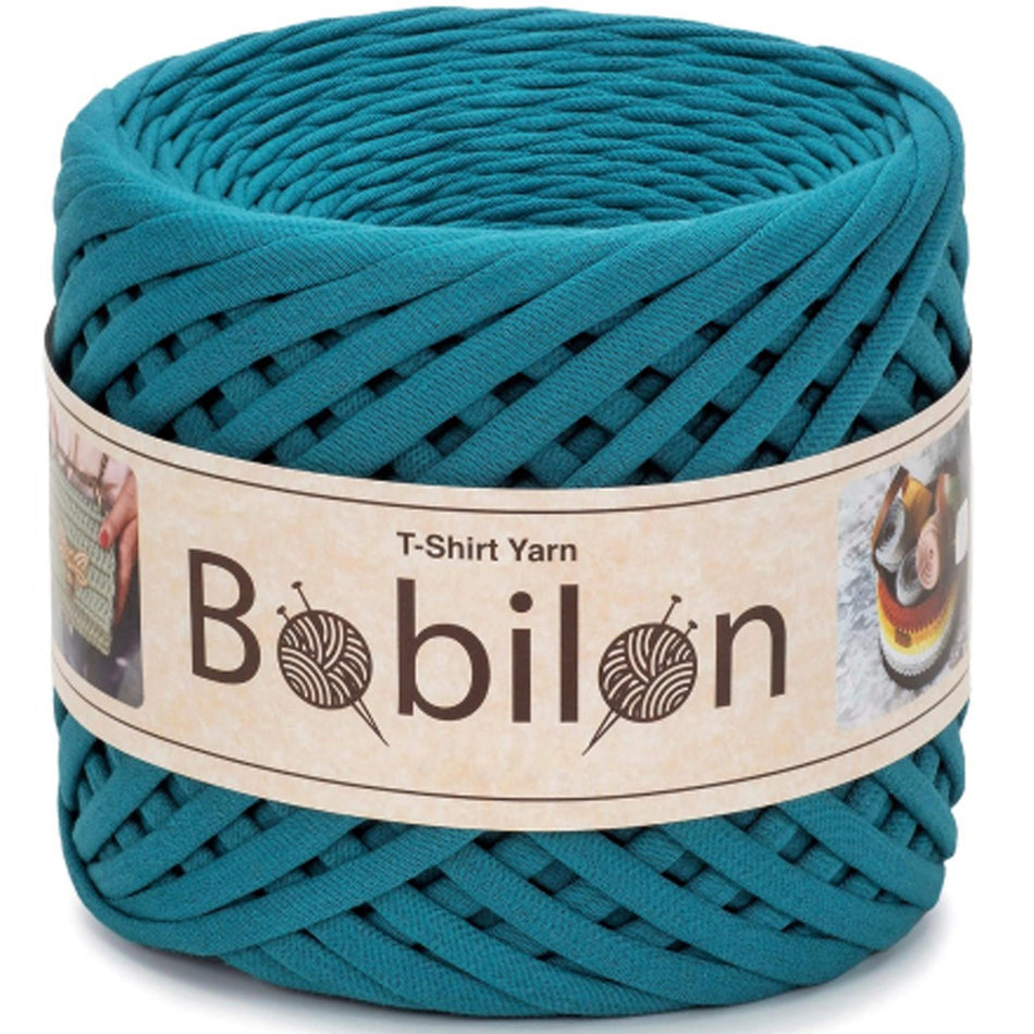 Mini Deep Ocean Cotton T-Shirt Yarn - 100M, 5-7mm, 220g