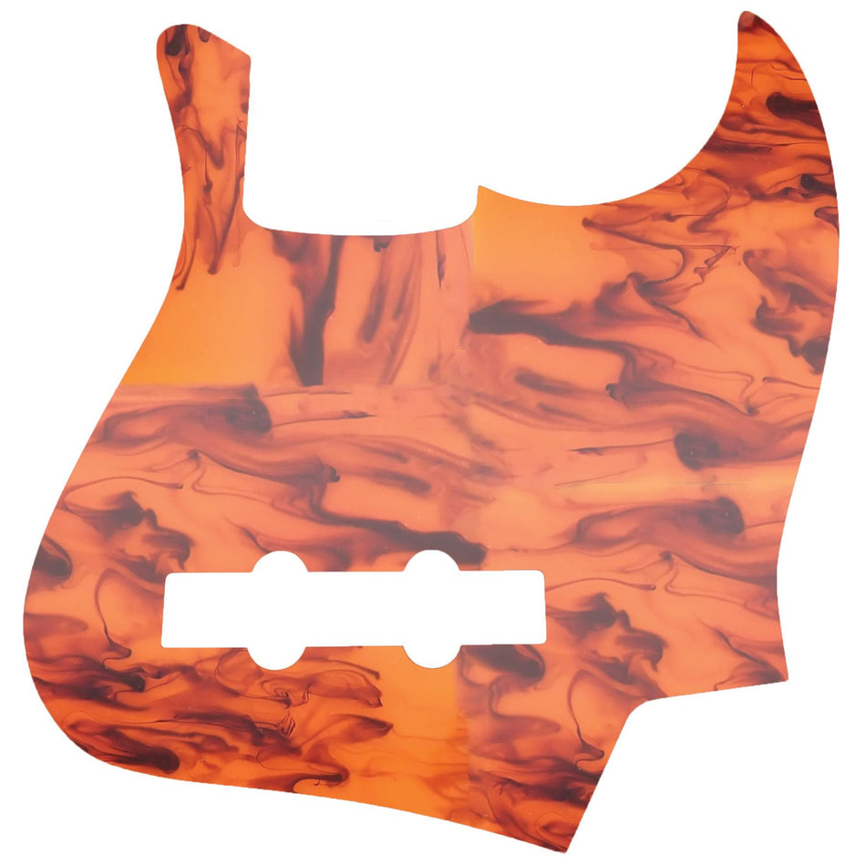 Amber Tortoiseshell Acrylic Jazz Bass Guitar Pickguard