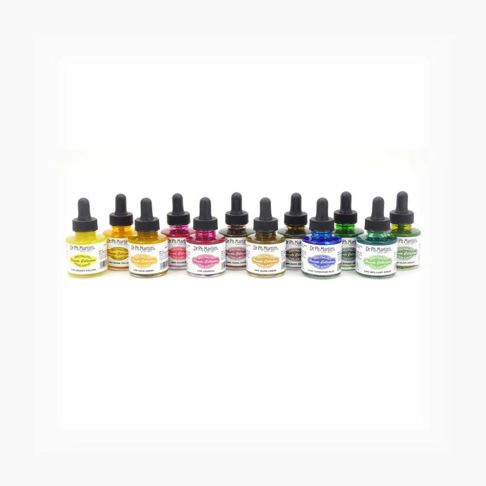 Set 2 Spectralite Private Collection Liquid Acrylics - 1.0oz, Set of 12