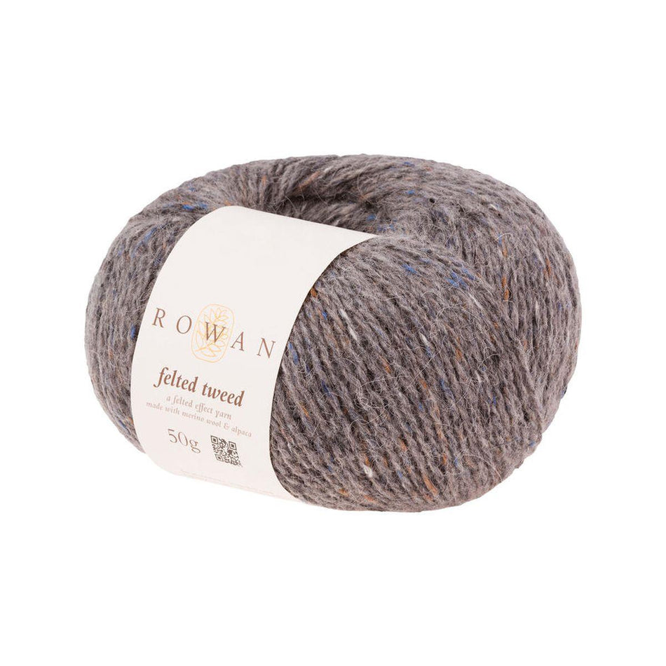 Felted Tweed Boulder 195 50% Wool 25% Alpaca 25% Viscose Yarn - 50g