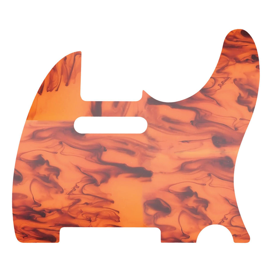 Amber Tortoiseshell Acrylic Telecaster Guitar Pickguard