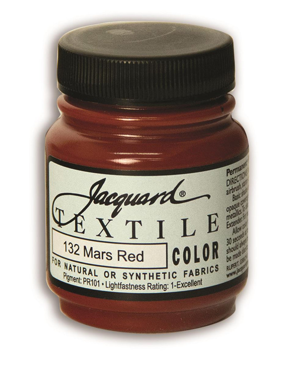 JAC1132 132 Mars Red Textile Color Paint - 2.25 fl oz