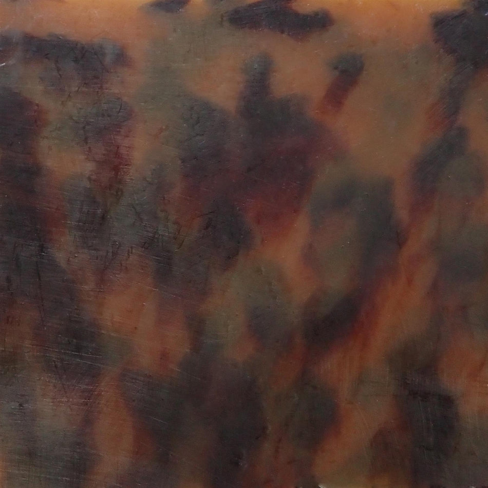 Medium (Col 37) Tortoiseshell Casein (Galalith) Sheet - 500x400x10mm