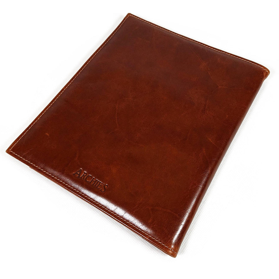 Cognac Brown Leather Note Book Cover - B5