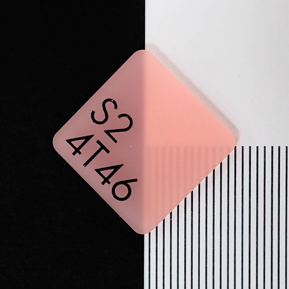 S2 4T46 3MM Blush Pink Cast Acrylic Sheet (3mm thick)