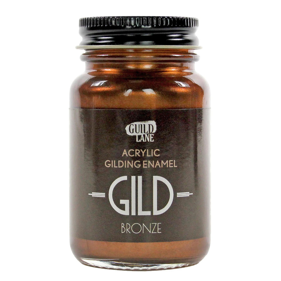 Bronze Acrylic Gilding Enamel Paint - 60ml Jar