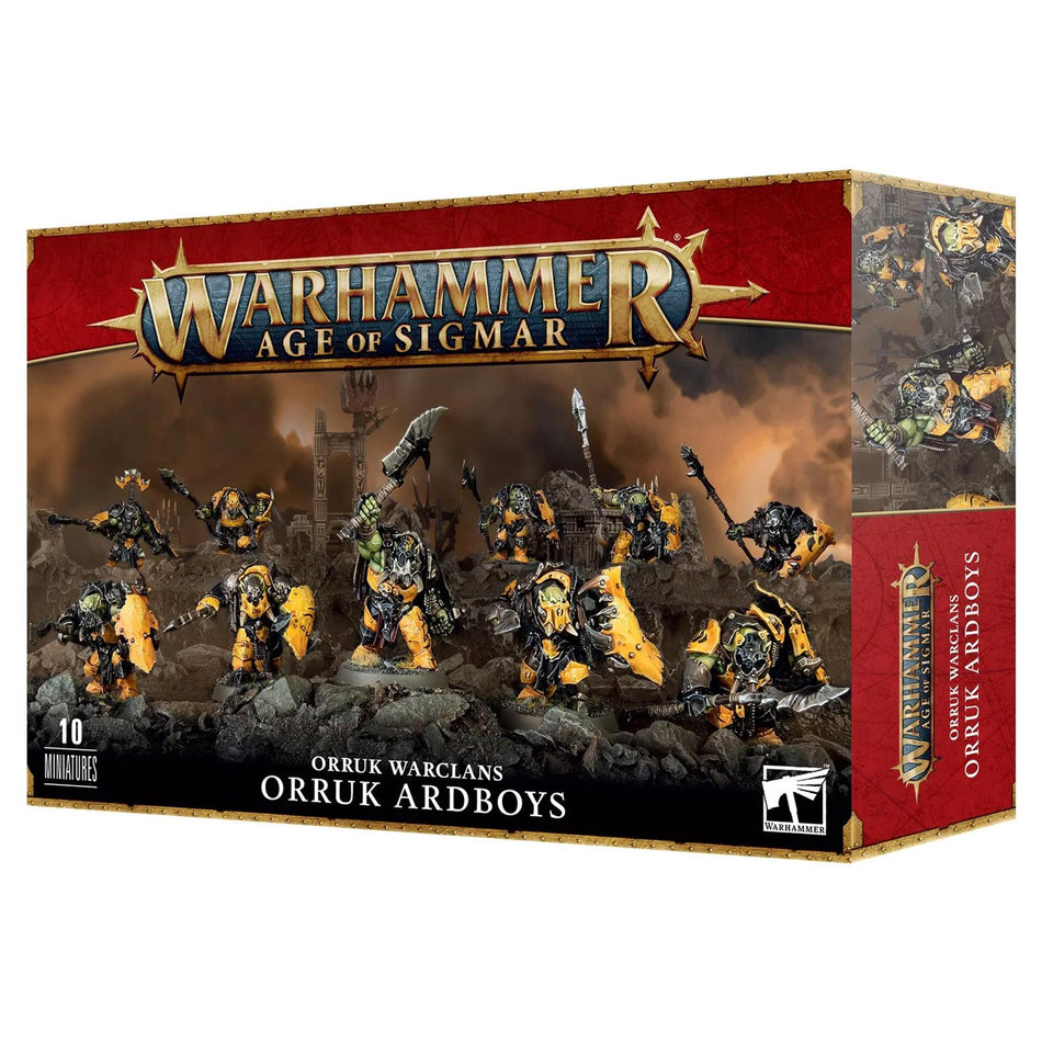 [Games Workshop] Warhammer Age of Sigmar Orruk Warclans: Orruk Ardboyz