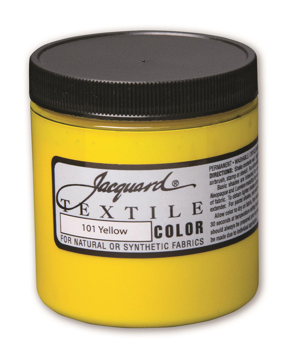 JAC2101 101 Yellow Textile Paint - 8 fl oz