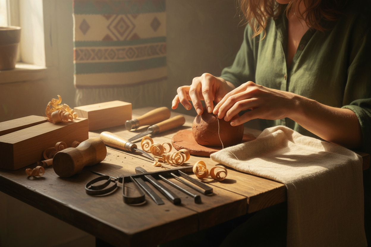 Create an image for The emotional philosophy of making.