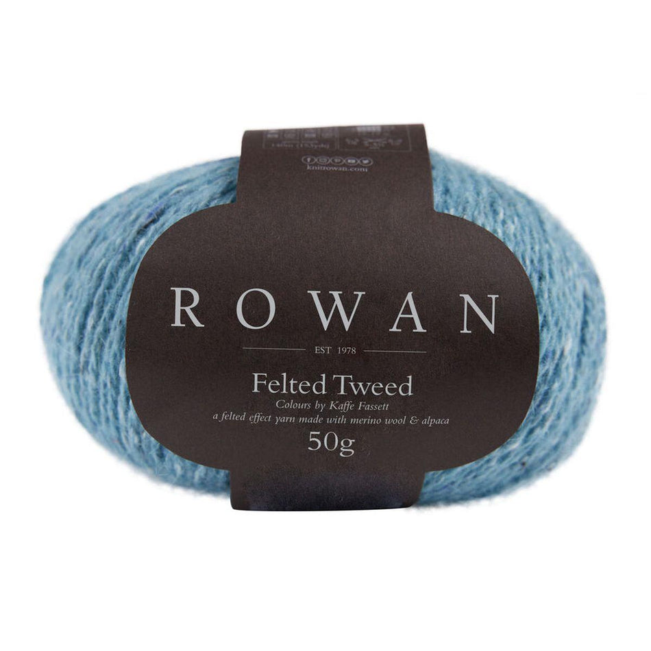 Felted Tweed Fjord 218 50% Wool 25% Alpaca 25% Viscose Yarn - 50g