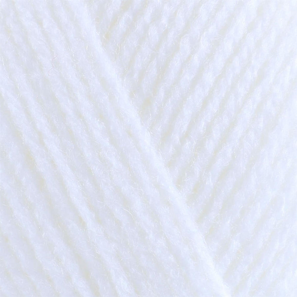 8428 Top Value DK White Yarn - 100g