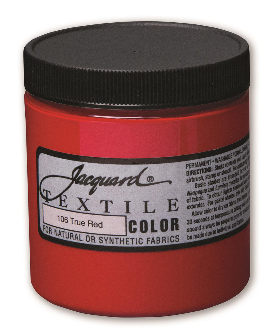 JAC2106 106 True Red Textile Paint - 8 fl oz