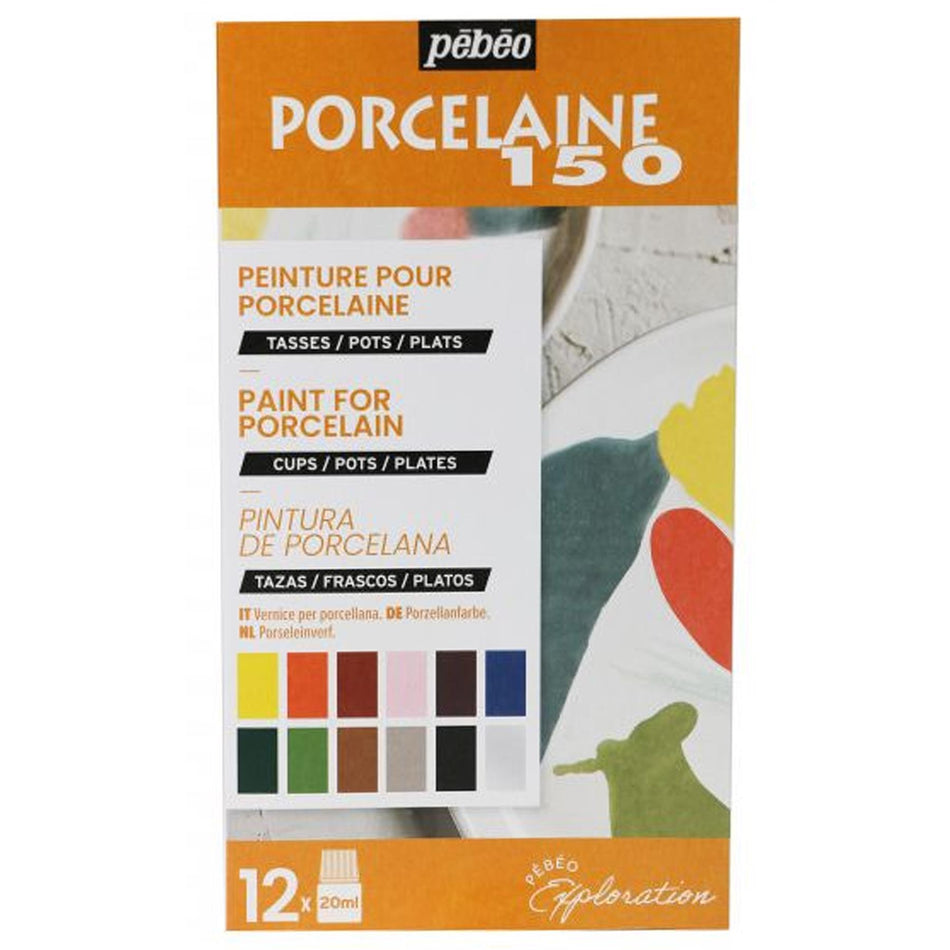 Pocelaine 150 Paint Starter Set - 20ml, 240ml Set of 12