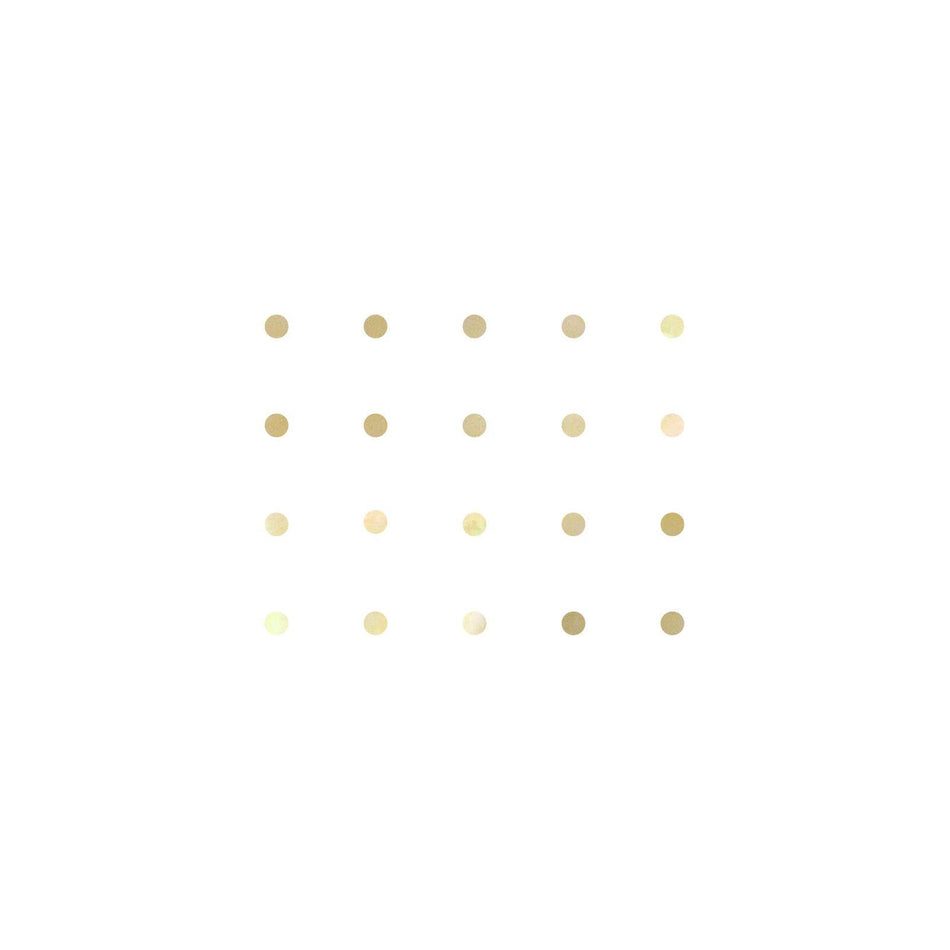 Gold Mother of Pearl Dot Inlays - 4.76mm, 3/16 In, Pack of 20, Circle