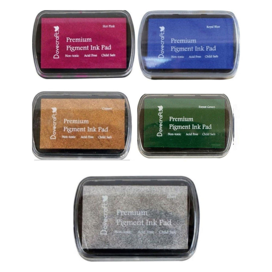 Classic Christmas Pigment Ink Pad Bundle - Set of 5