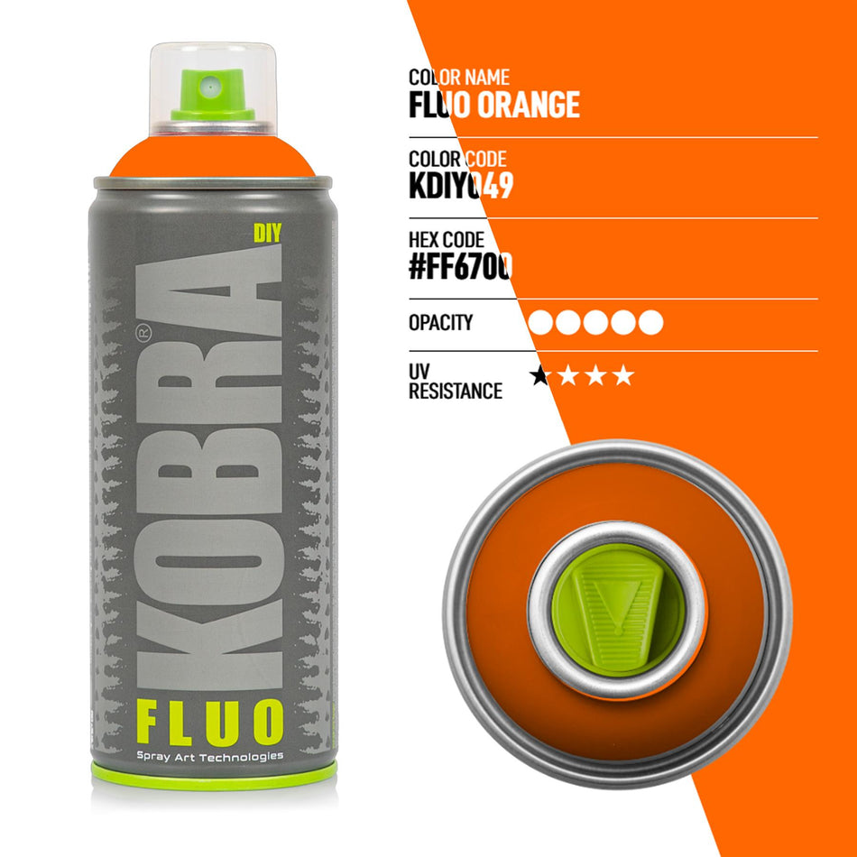 [Kobra] DIY Fluo Orange Spray Paint