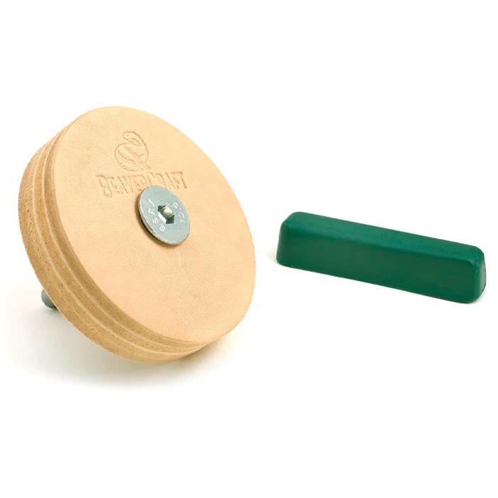 PW1 Leather Honing Wheel with P01 Polishing Compound